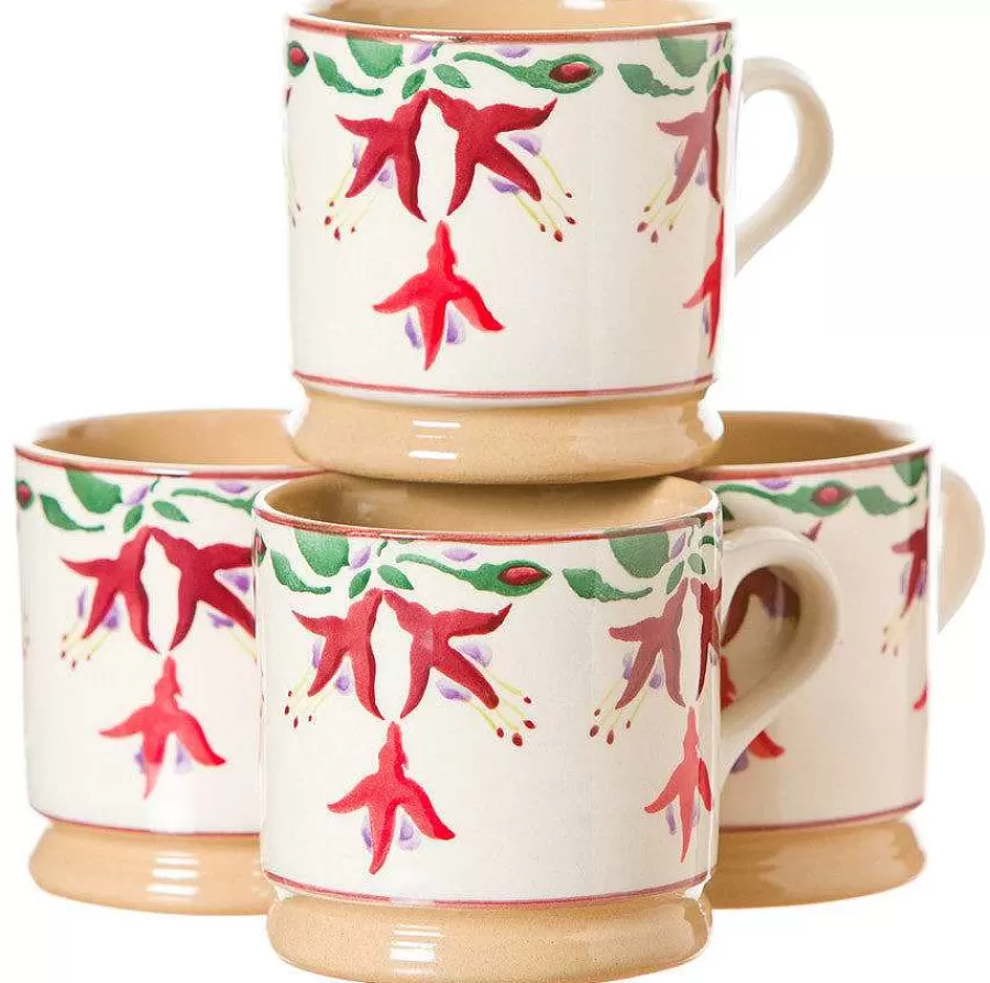 Coffee Addict'S Gifts<Nicholas Mosse 4 Small Mugs Fuchsia