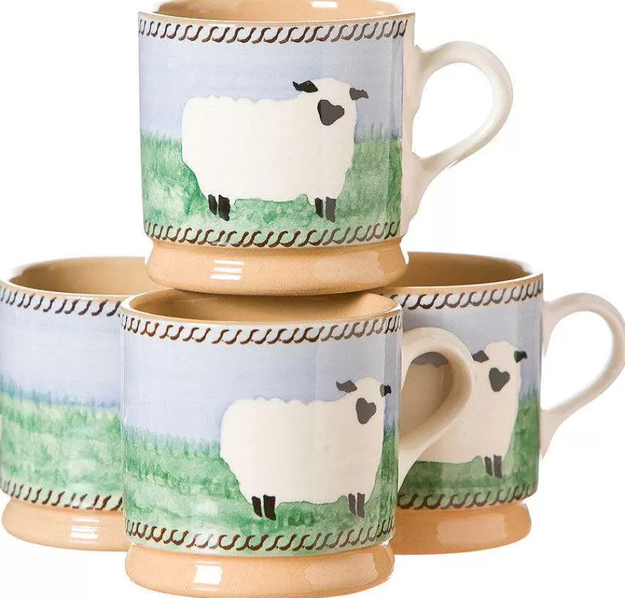 Coffee Addict'S Gifts<Nicholas Mosse 4 Small Mugs Sheep