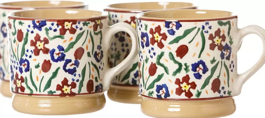 Wild Flower Meadow<Nicholas Mosse 4 Small Mugs Wild Flower Meadow