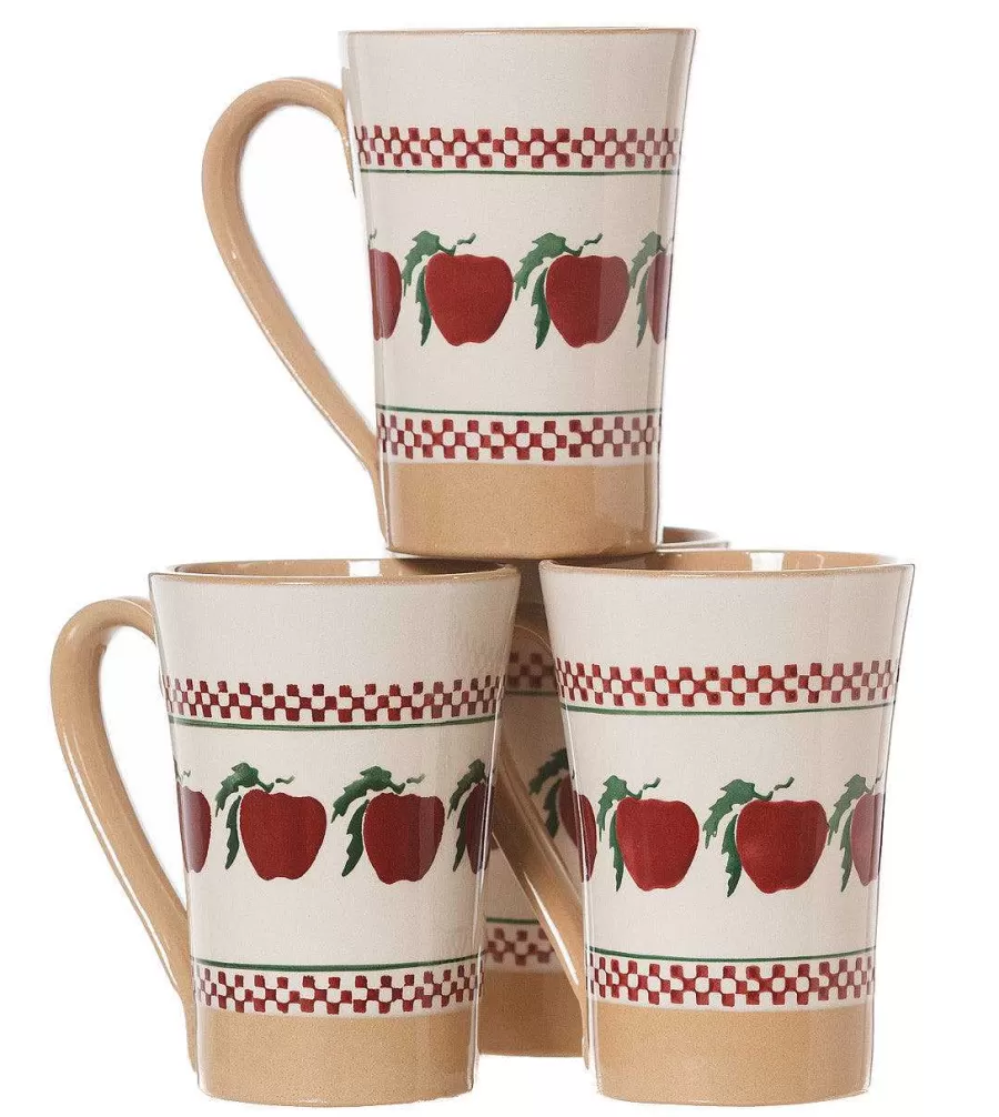 Apple<Nicholas Mosse 4 Tall Mugs Apple