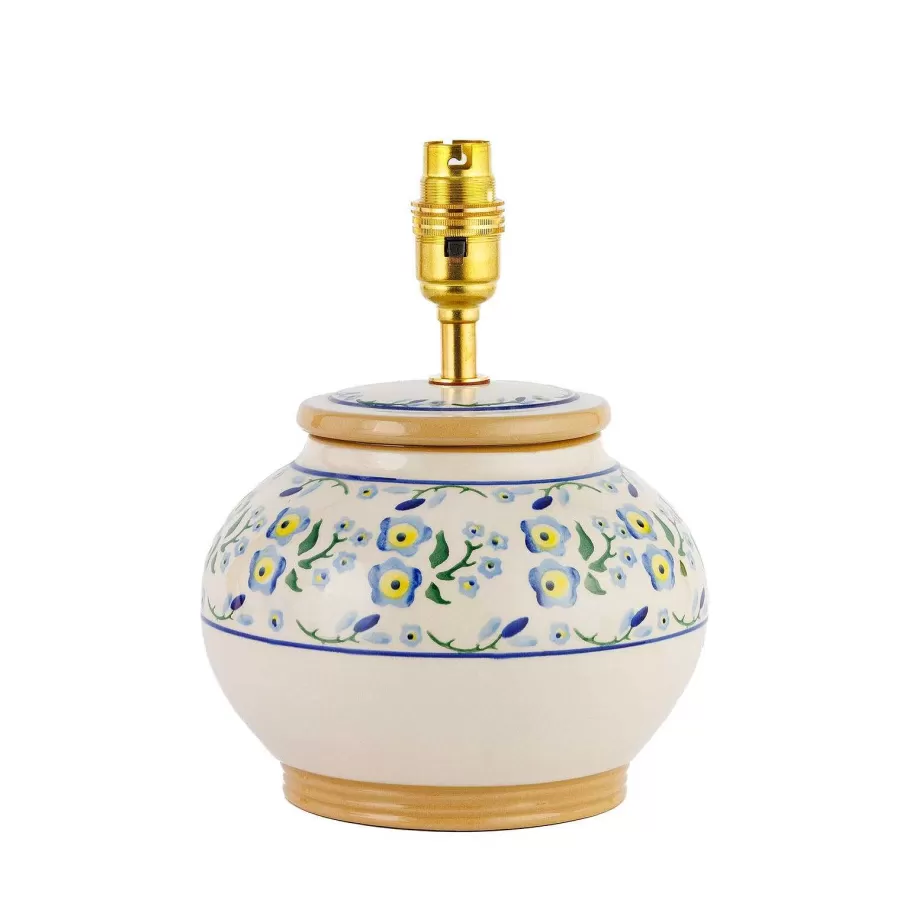 Lamps<Nicholas Mosse 5" Lamp Forget Me Not Base Only