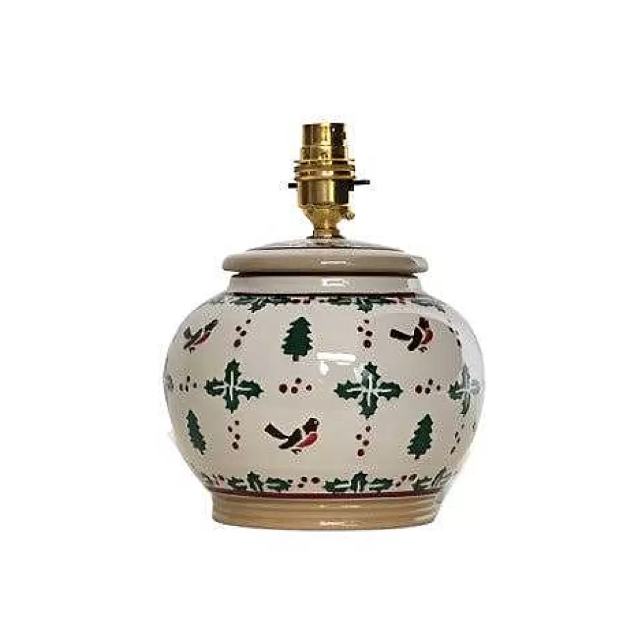 Lamps<Nicholas Mosse 5" Lamp Winter Robin Base Only (Eu Fittings)