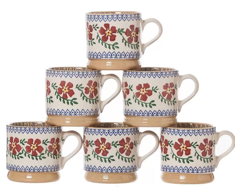 Coffee Addict'S Gifts<Nicholas Mosse 6 Small Mugs Old Rose