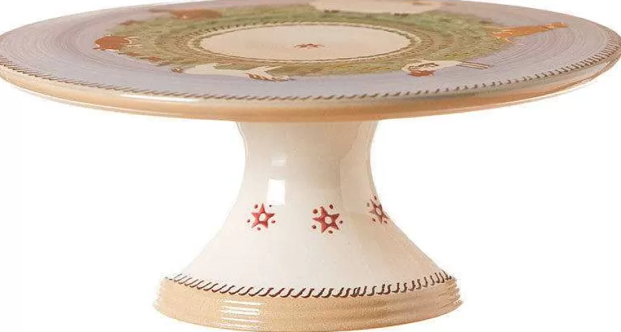 Hostess Gifts<Nicholas Mosse 9" Footed Cake Plate Assorted Animals