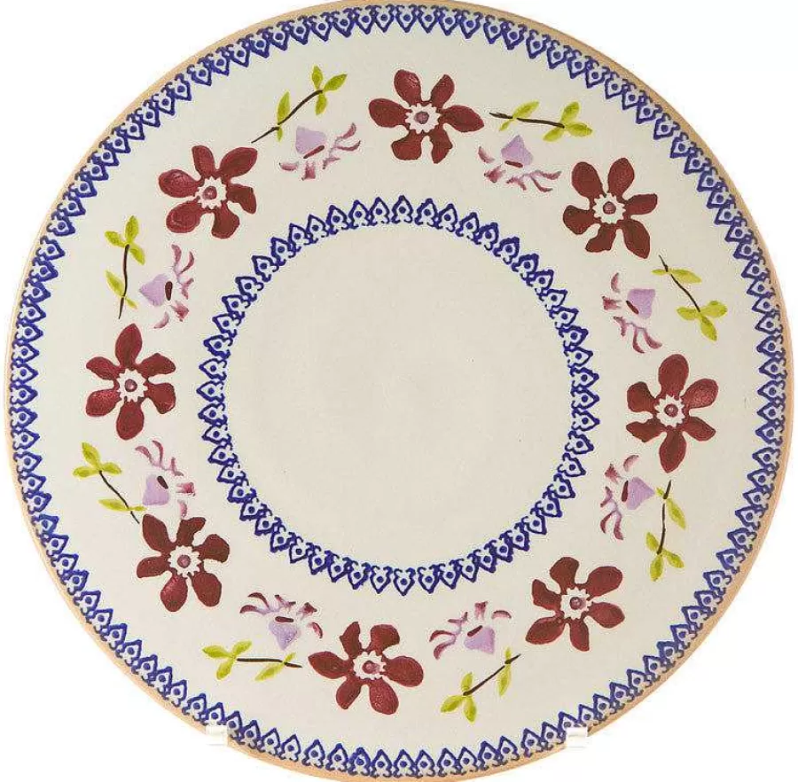 Mother'S Day<Nicholas Mosse 9" Footed Cake Plate Clematis