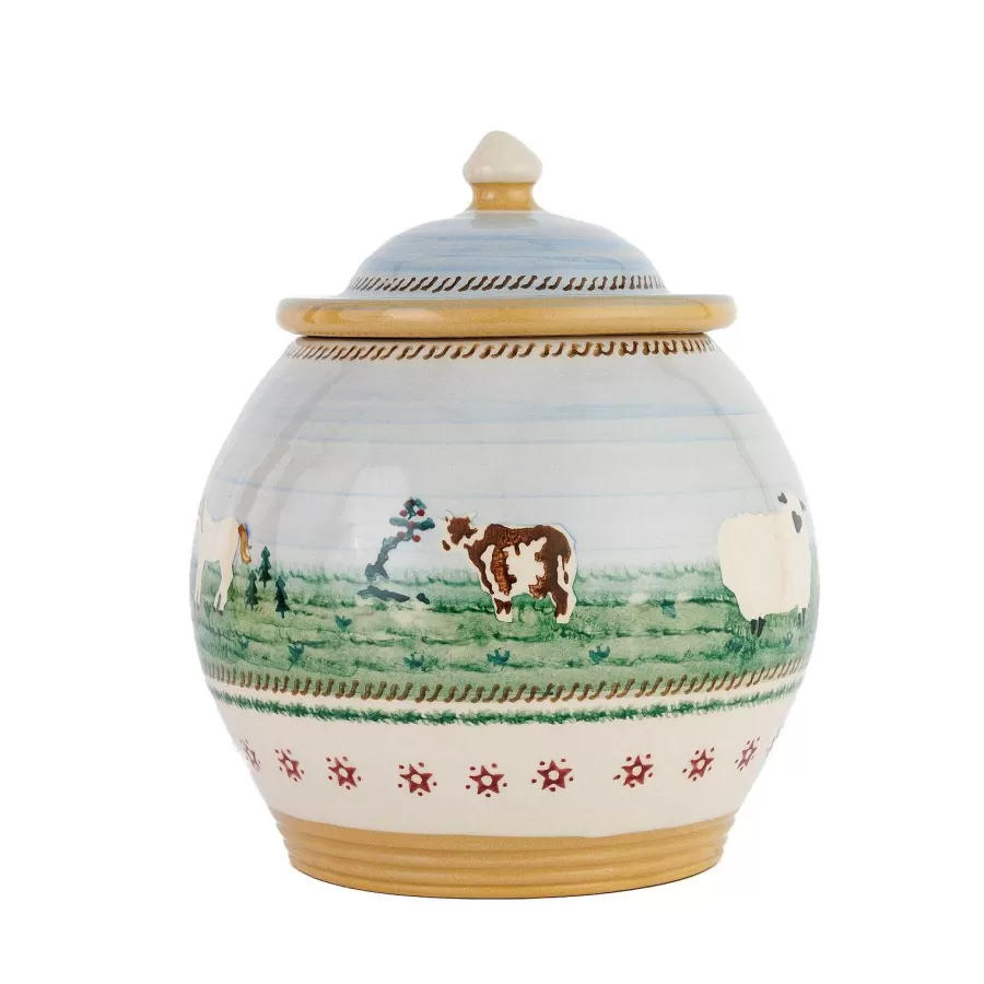 Easter<Nicholas Mosse Cookie Jar Assorted Landscape