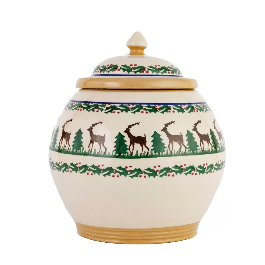 Reindeer<Nicholas Mosse Cookie Jar Reindeer