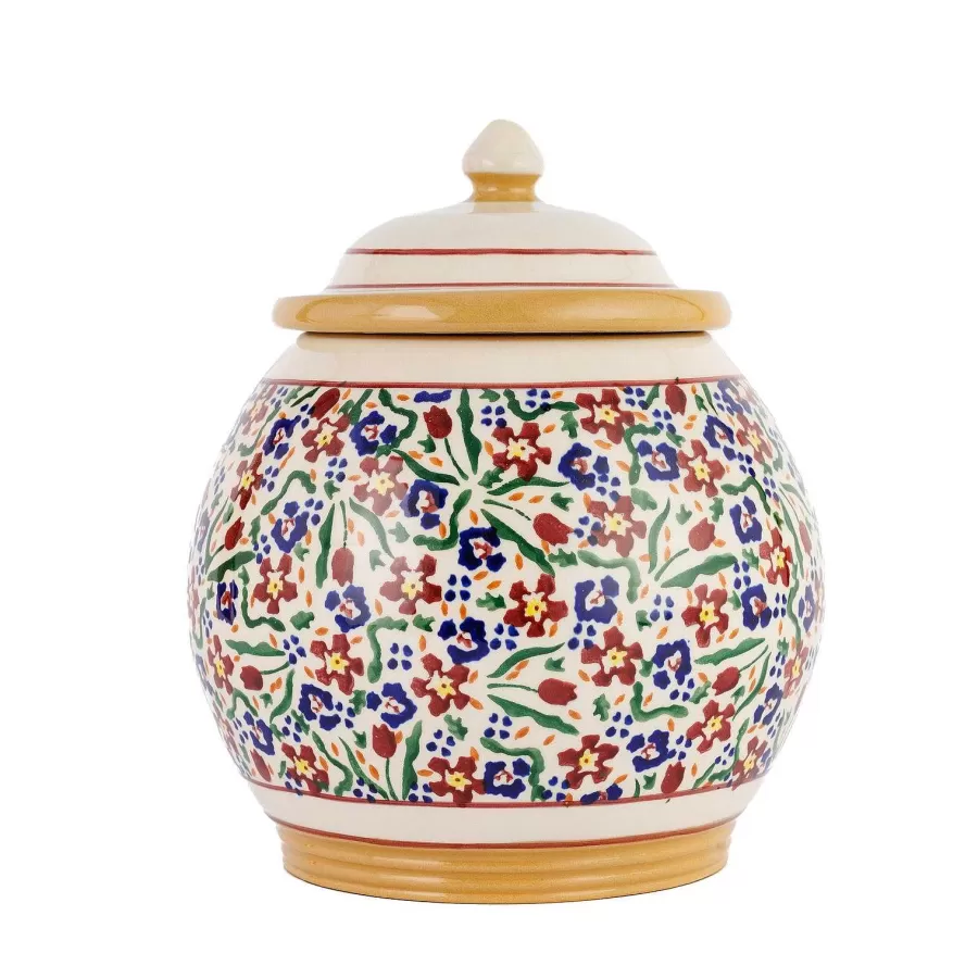 Easter<Nicholas Mosse Cookie Jar Wild Flower Meadow