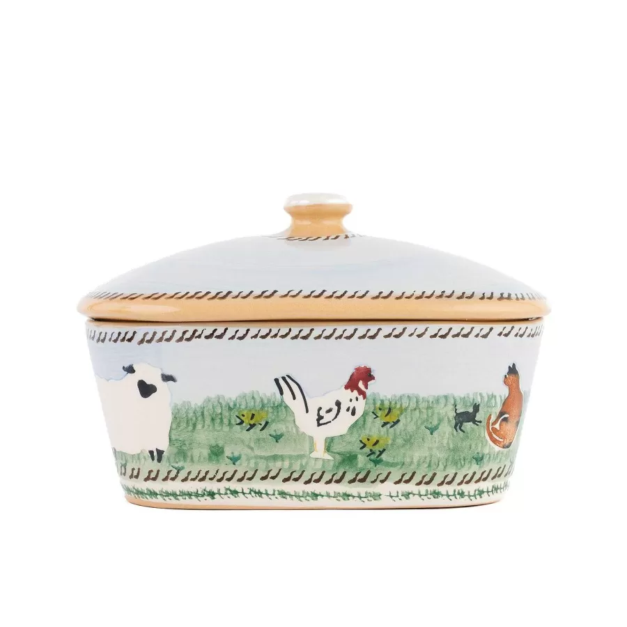Landscapes<Nicholas Mosse Covered Butterdish Assorted Animals