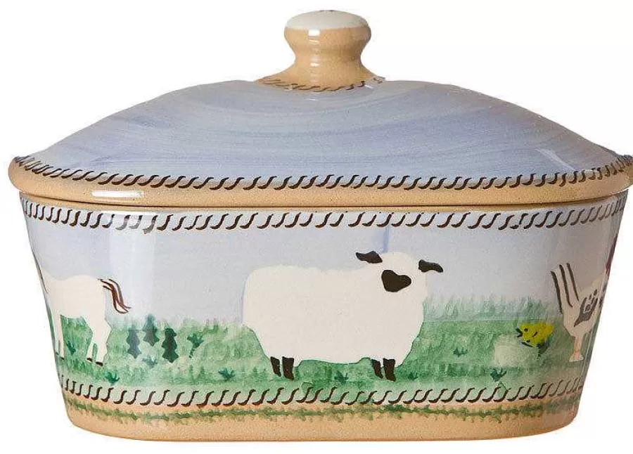 St Patrick'S Day<Nicholas Mosse Covered Butterdish Assorted Animals