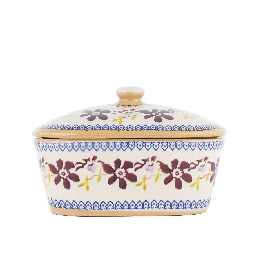 Clematis<Nicholas Mosse Covered Butterdish Clematis