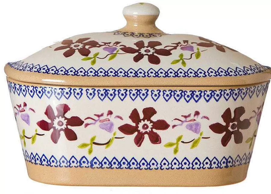 Clematis<Nicholas Mosse Covered Butterdish Clematis