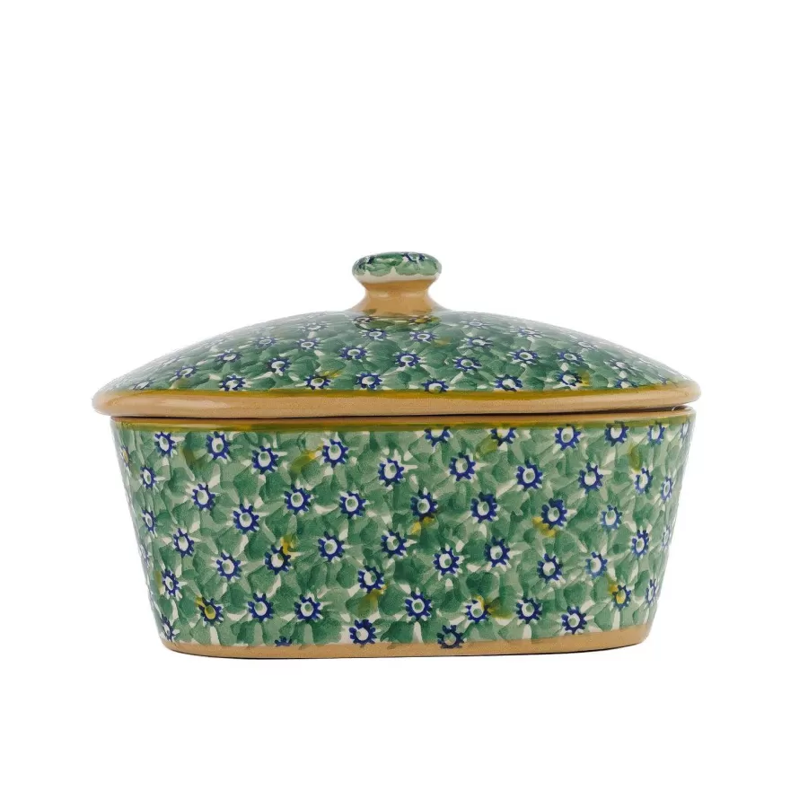 Easter<Nicholas Mosse Covered Butterdish Lawn Green