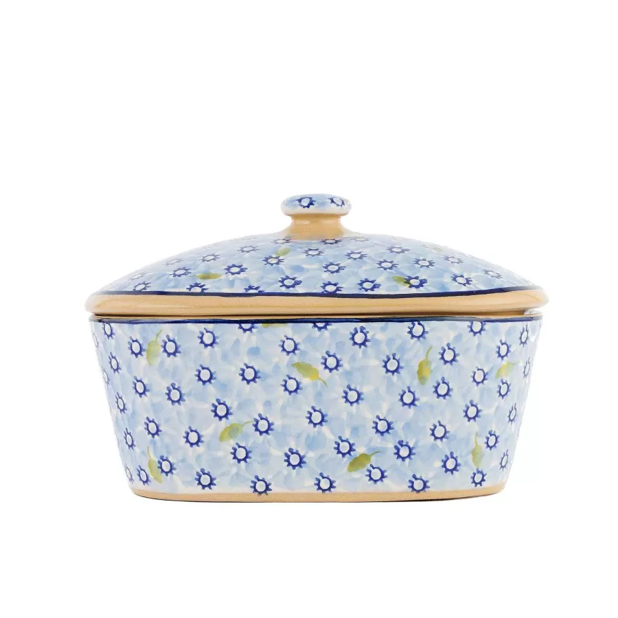 Easter<Nicholas Mosse Covered Butterdish Lawn Light Blue