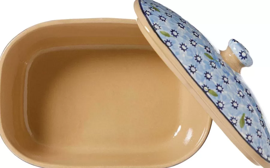 Easter<Nicholas Mosse Covered Butterdish Lawn Light Blue