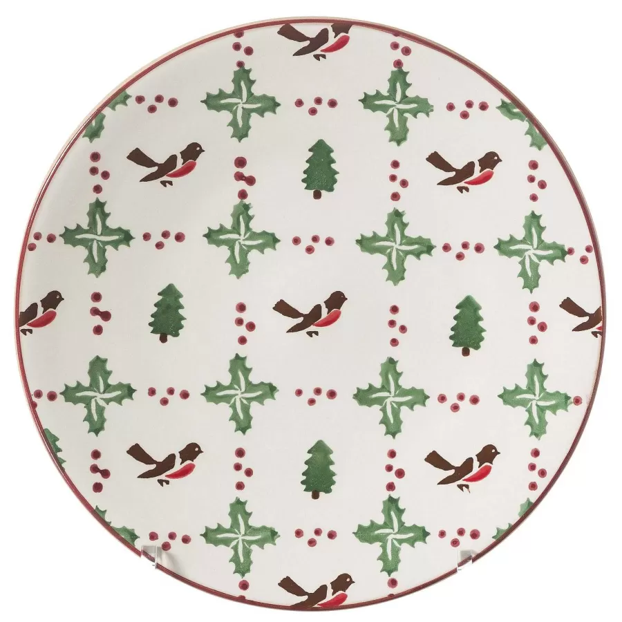 Winter Robin<Nicholas Mosse Everyday Plate Winter Robin