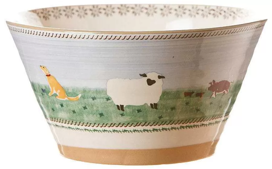 Landscapes<Nicholas Mosse Large Angled Bowl Assorted Landscape