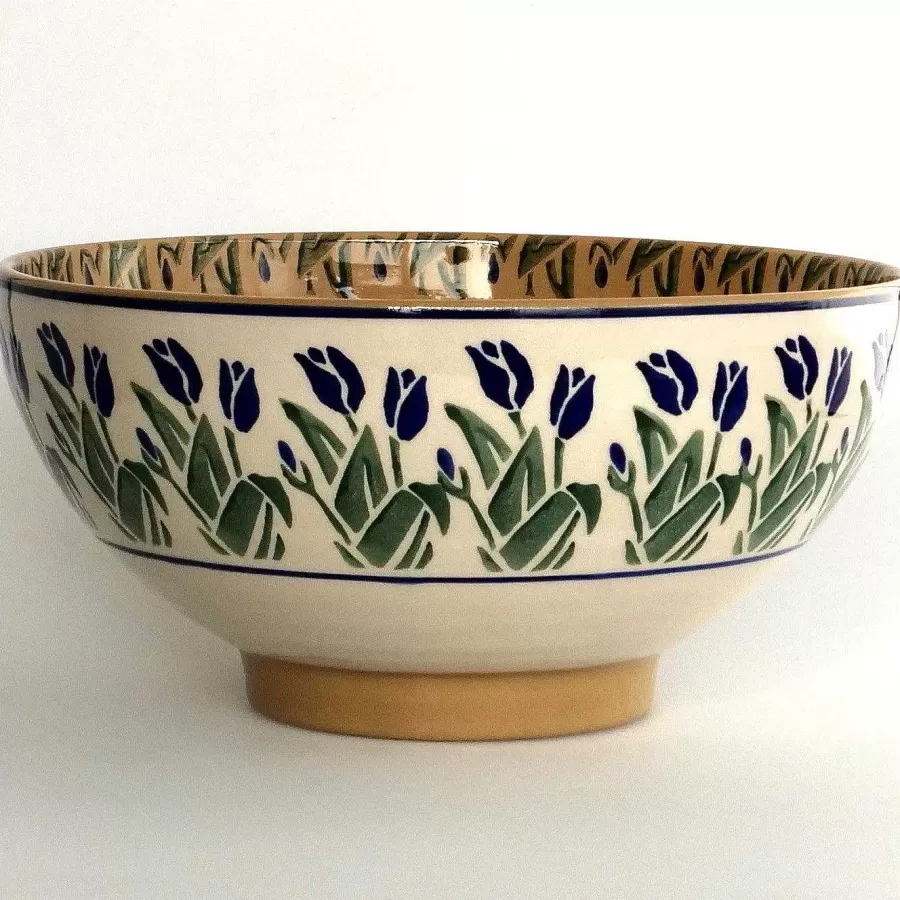 Easter<Nicholas Mosse Large Bowl Blue Blooms