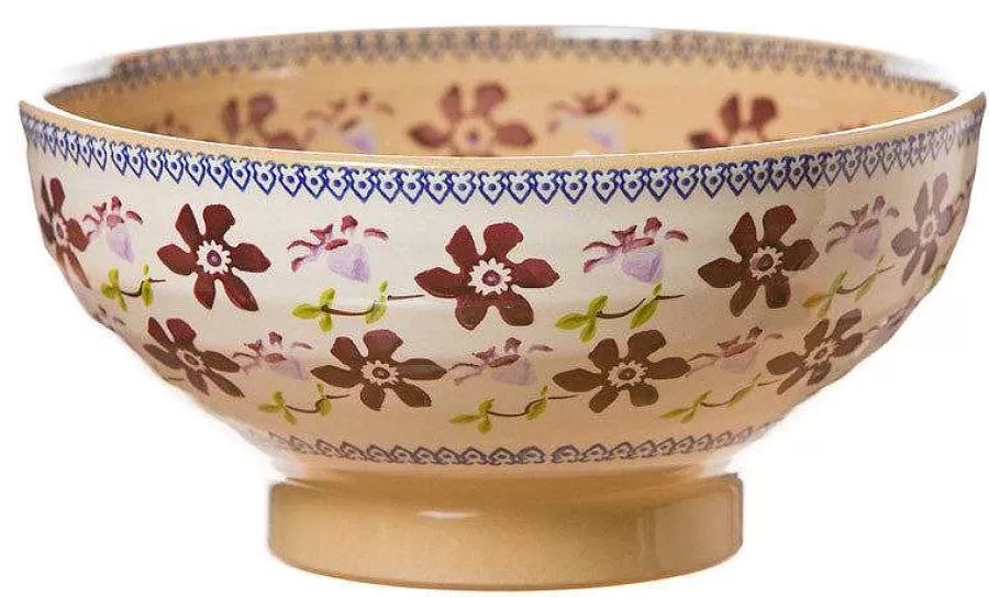 Bowls<Nicholas Mosse Large Bowl Clematis