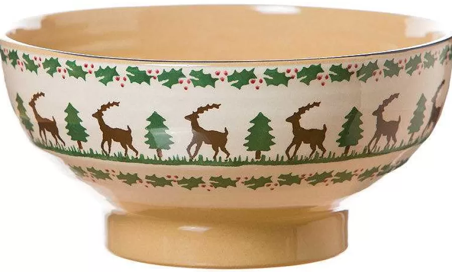 Reindeer<Nicholas Mosse Large Bowl Reindeer