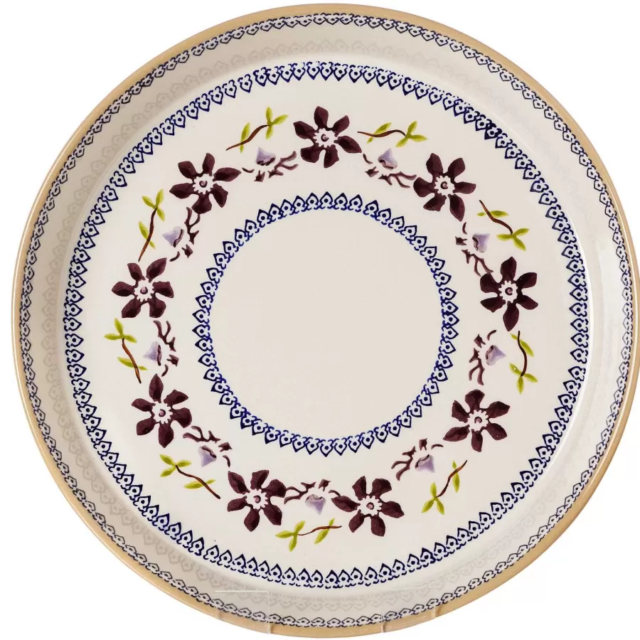 Clematis<Nicholas Mosse Large Quiche Dish Clematis