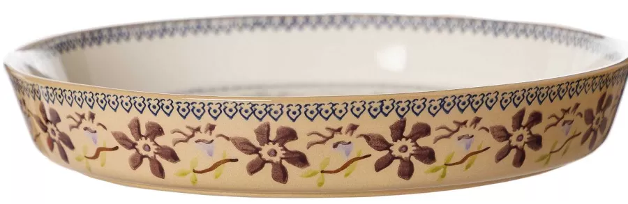 Clematis<Nicholas Mosse Large Quiche Dish Clematis