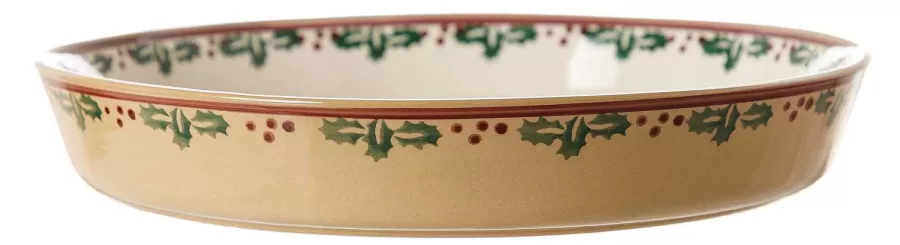 Oven Friendly Dishes<Nicholas Mosse Large Quiche Dish Winter Robin