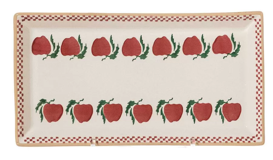 Hostess Gifts<Nicholas Mosse Large Rectangle Plate Apple