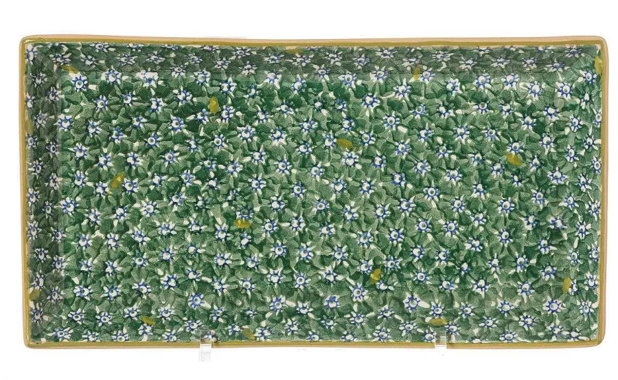 Lawn<Nicholas Mosse Large Rectangle Plate Lawn Green