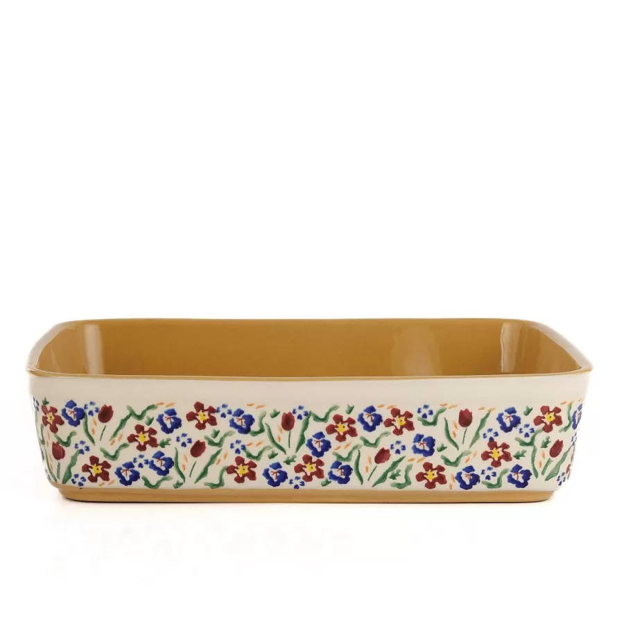 Oven Friendly Dishes<Nicholas Mosse Large Rectangular Oven Dish Wild Flower Meadow