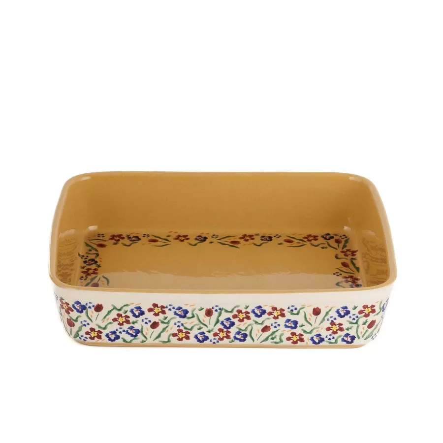 Wild Flower Meadow<Nicholas Mosse Large Rectangular Oven Dish Wild Flower Meadow