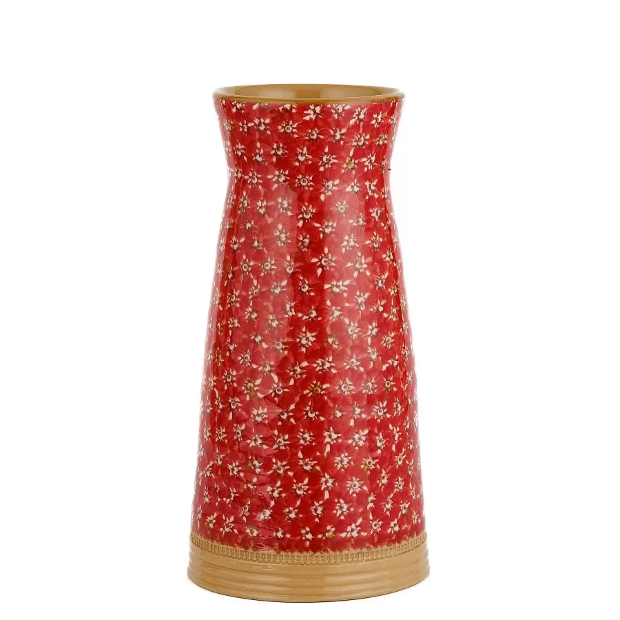 Lawn<Nicholas Mosse Large Tapered Vase Red Lawn