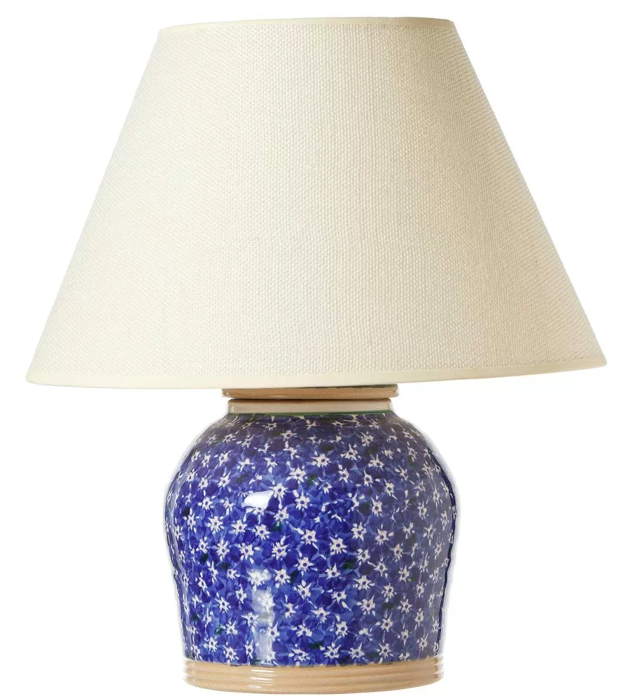 Lamps<Nicholas Mosse Lawn Dark Blue 7" Lamp Base