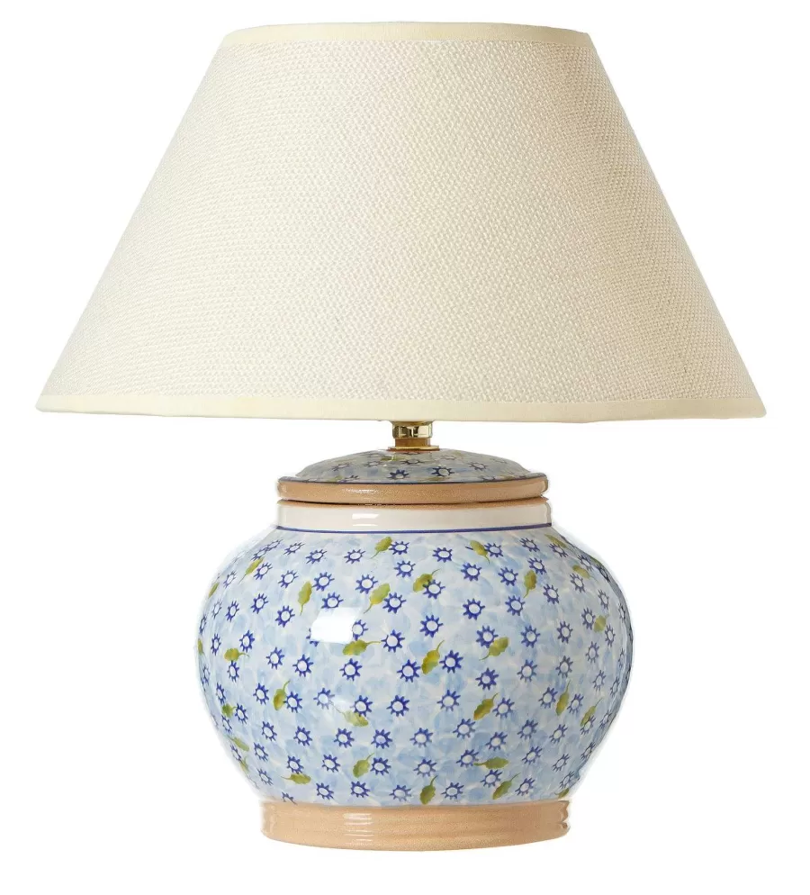 Lawn<Nicholas Mosse Lawn Light Blue 5" Lamp Base
