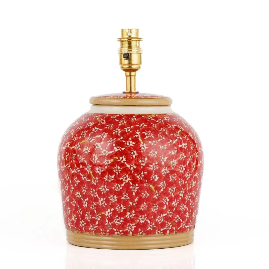 Lamps<Nicholas Mosse Lawn Red 7" Lamp Base