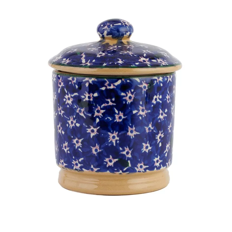 Lawn<Nicholas Mosse Lidded Sugar Bowl Lawn Dark Blue