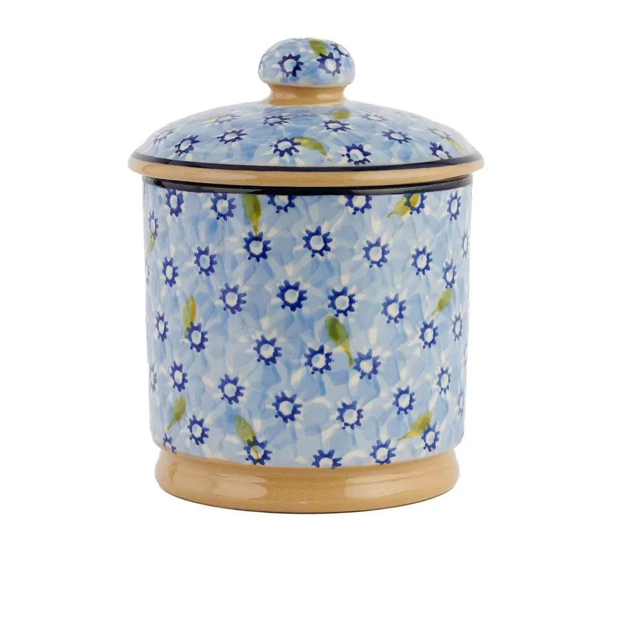 Lawn<Nicholas Mosse Lidded Sugar Bowl Lawn Light Blue