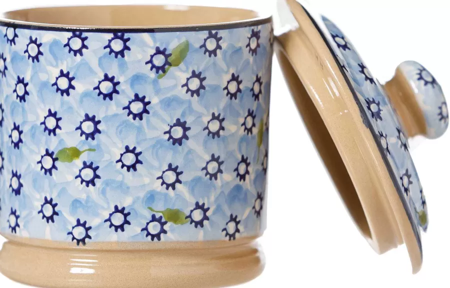 Lawn<Nicholas Mosse Lidded Sugar Bowl Lawn Light Blue