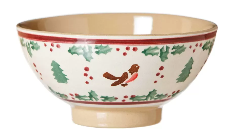 Winter Robin<Nicholas Mosse Medium Bowl Winter Robin