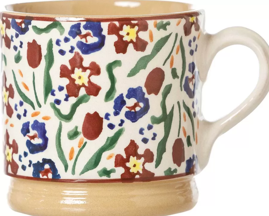 Easter<Nicholas Mosse Medium Heart Plate And Small Mug Wild Flower Meadow
