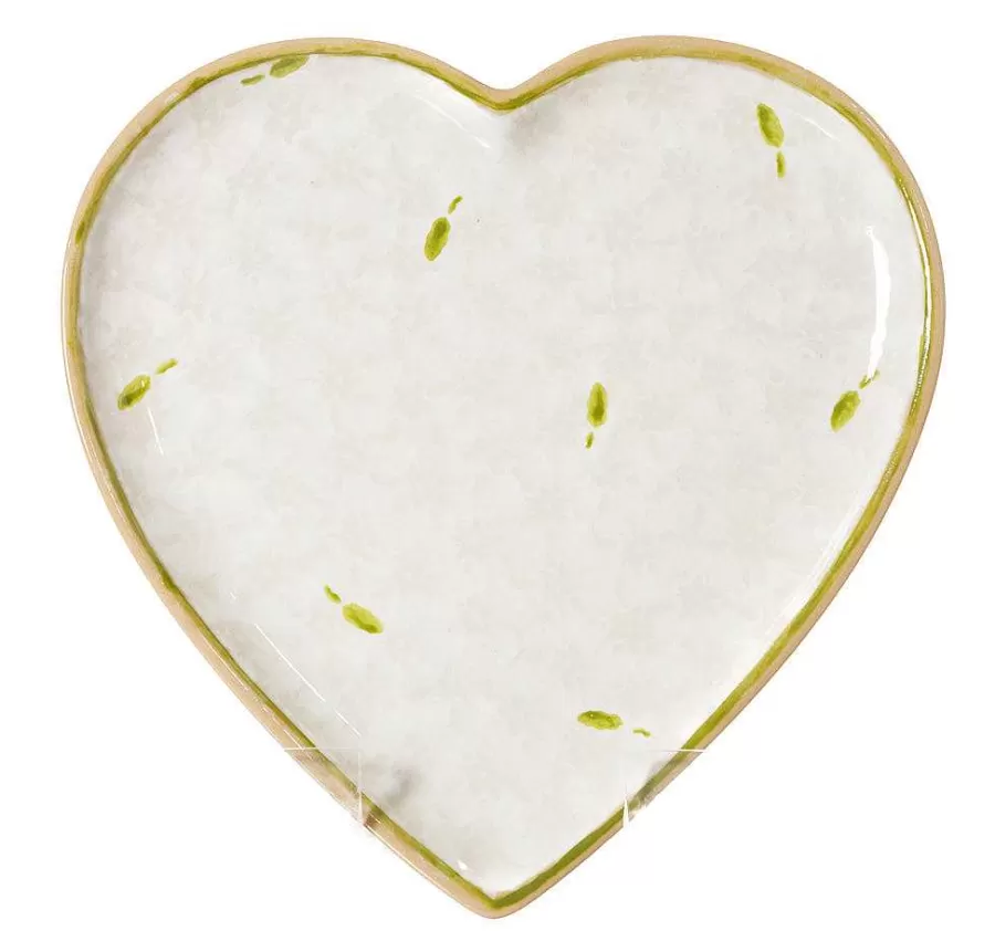 Lawn<Nicholas Mosse Medium Heart Plate White Lawn