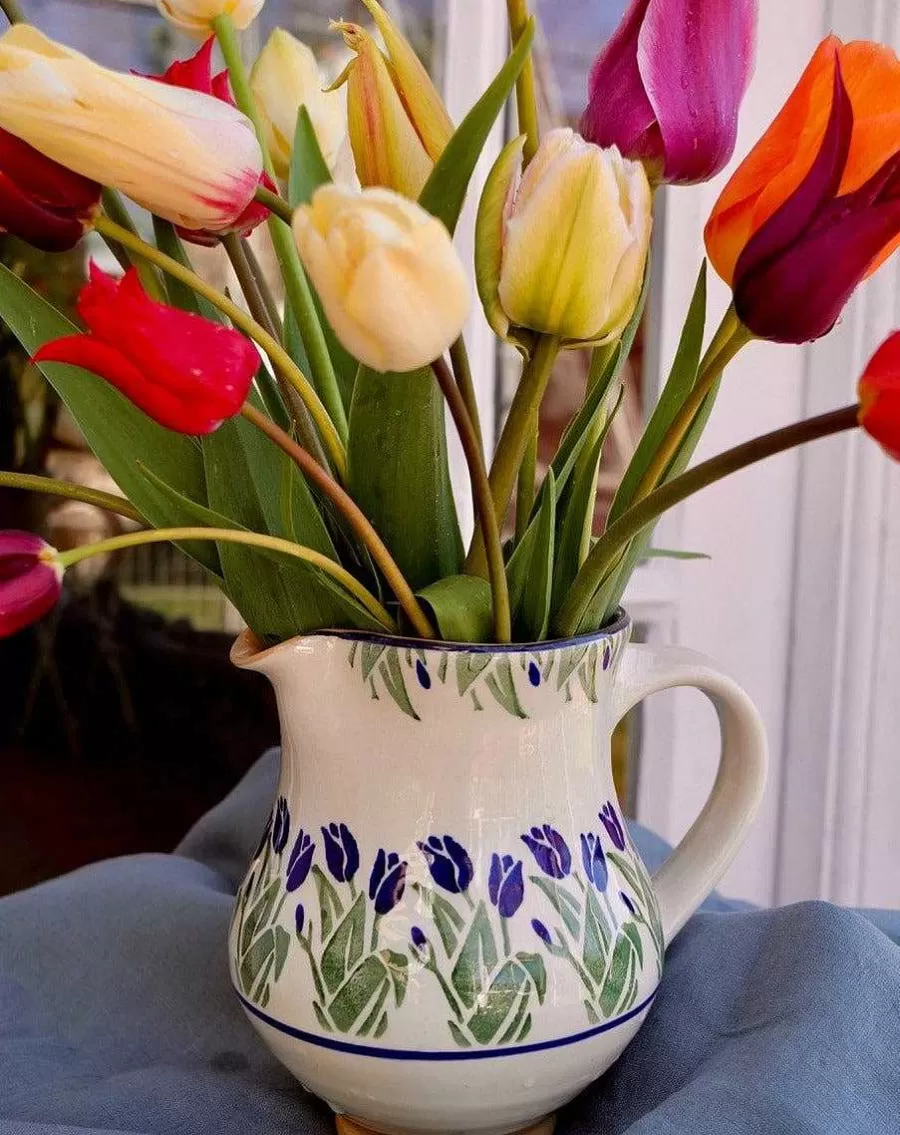 Easter<Nicholas Mosse Medium Jug Blue Blooms