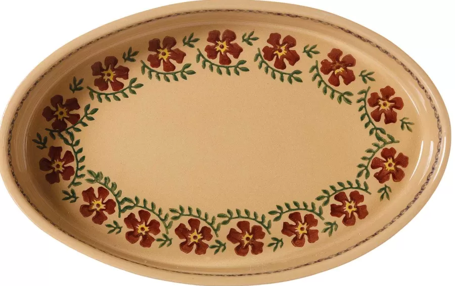 Mother'S Day<Nicholas Mosse Medium Oval Oven Dish Old Rose