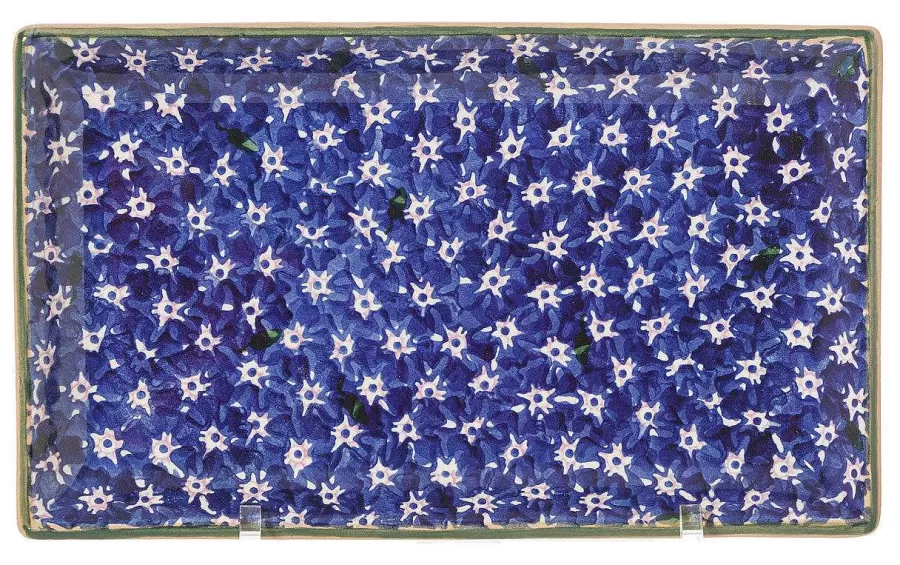 Tea Fanatic'S Gifts<Nicholas Mosse Medium Rectangle Dish Lawn Dark Blue