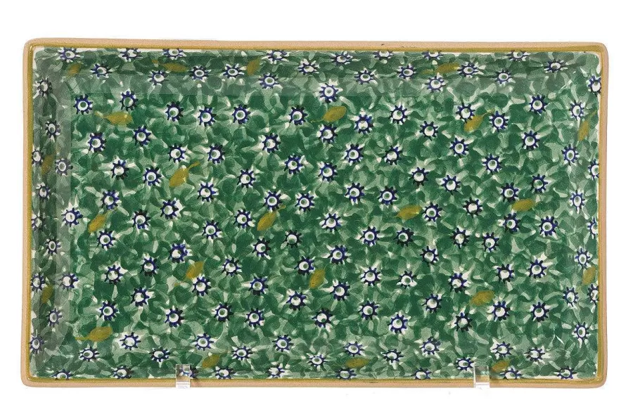 Plates<Nicholas Mosse Medium Rectangle Dish Lawn Green