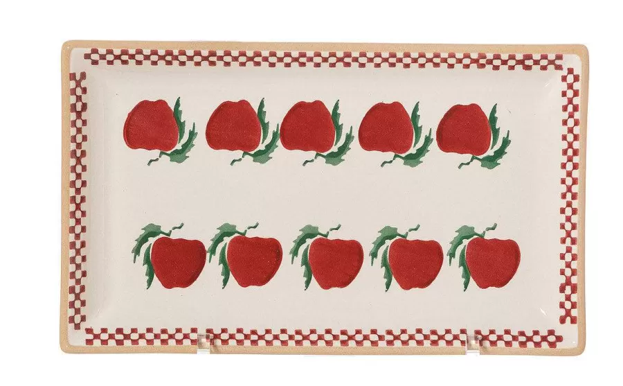 Tea Fanatic'S Gifts<Nicholas Mosse Medium Rectangle Plate Apple