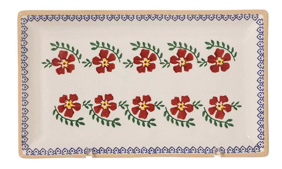 Old Rose<Nicholas Mosse Medium Rectangle Plate Old Rose
