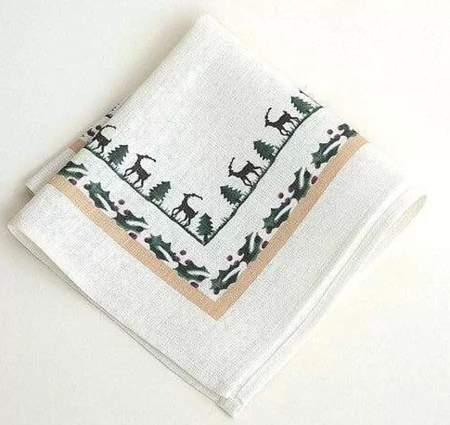 Reindeer<Nicholas Mosse Napkin Reindeer Linen