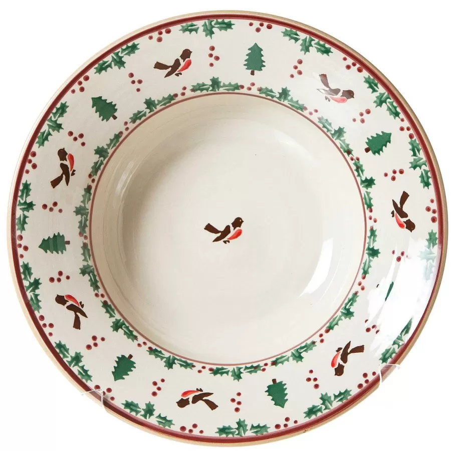 Winter Robin<Nicholas Mosse Pasta Server Winter Robin