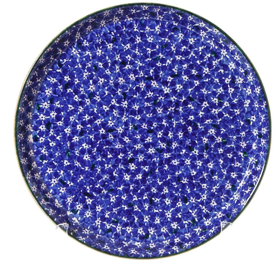 Lawn<Nicholas Mosse Presentation Platter Lawn Dark Blue
